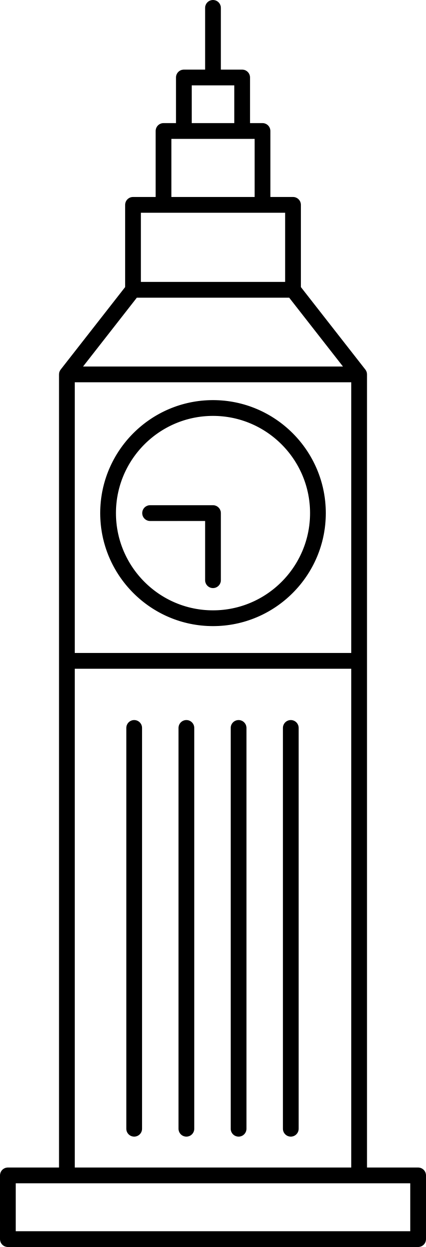 Big Ben Sketch Style Svg Vector Free Vectors